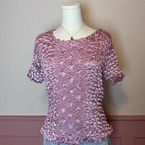 y2k bratz 2000s popcorn bubble top pink girly barbie